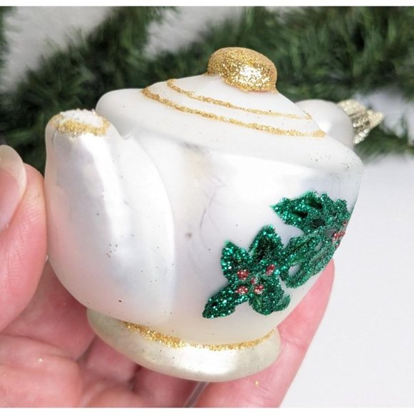 Friendship Teapot Retired Old World Christmas Ornament - Picture 5 of 7